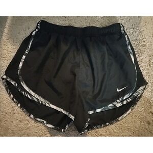 Nike Women's Dri-Fit Tempo 3" Brief Lined Running Shorts Size Medium Black/Gray